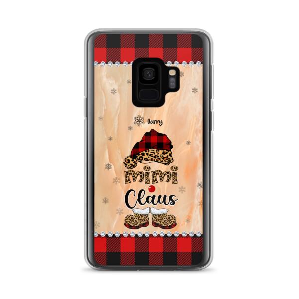 Custom Personalized Mimi Claus Phone Case - Upto 9 Names - Gift For Grandma - Case For iPhone And Samsung