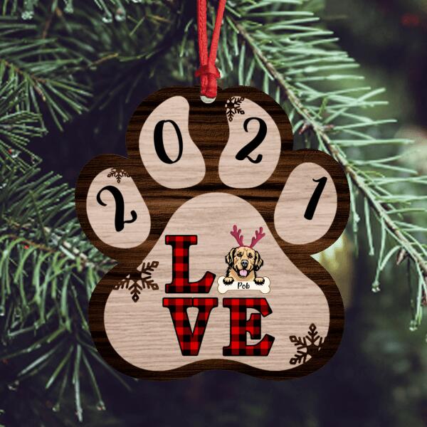 Custom Personalized Xmas Pet Ornament -  Christmas Gift For Dog/ Cat Lover