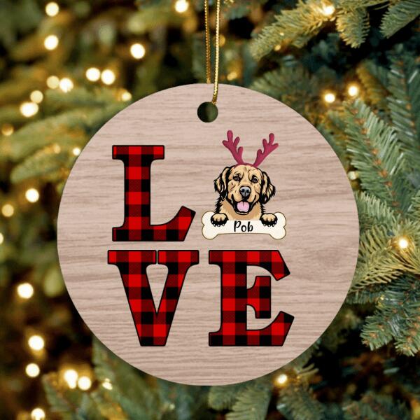 Custom Personalized Xmas Pet Ornament -  Christmas Gift For Dog/ Cat Lover