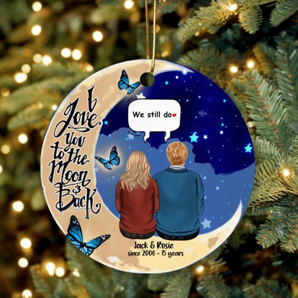 Custom Personalized Old Couple Ornament - Best Gift For Couple - We Still Do