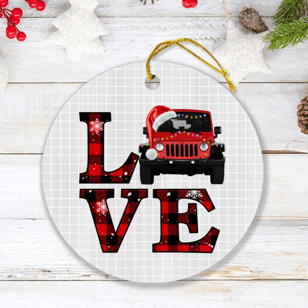 Personalized Off-road Car Ornament - Christmas Gift Idea For Off-road Lovers