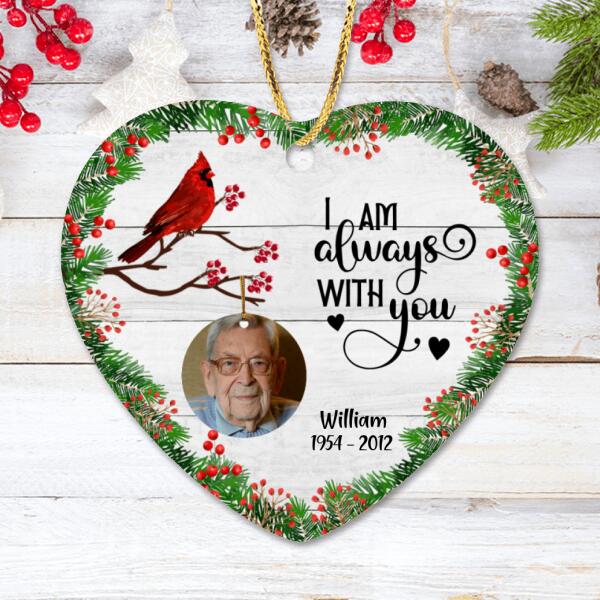 Personalized Memorial Ornament - Best Gift For Family - I'll Hold You In My Heart Till I Can Hold You In Heaven