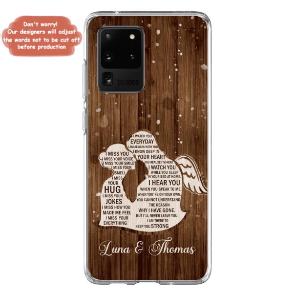 Custom Personalized I Miss Your Voice Memorial Phone Case - Memorial Gift Idea For Couple - Case For iPhone And Samsung