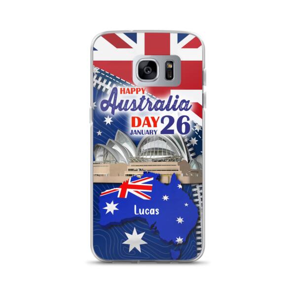 Custom Personalized Happy Australia Day Phone Case - Case For iPhone And Samsung