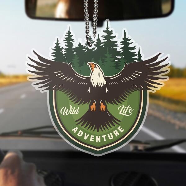 Custom Personalized Camping Car Ornament - Upto 12 Options - Gift Idea For Camping Lover