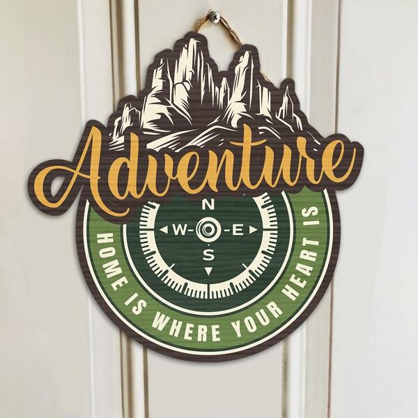 Custom Personalized Camping Door Sign - Upto 12 Options - Gift Idea For Camping Lover