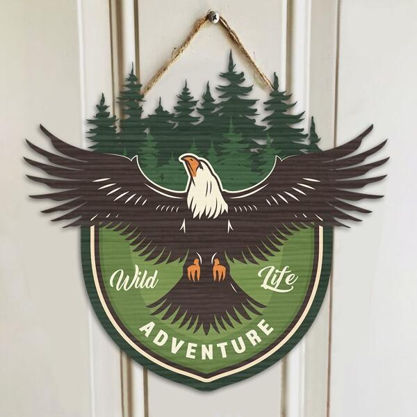 Custom Personalized Camping Door Sign - Upto 12 Options - Gift Idea For Camping Lover