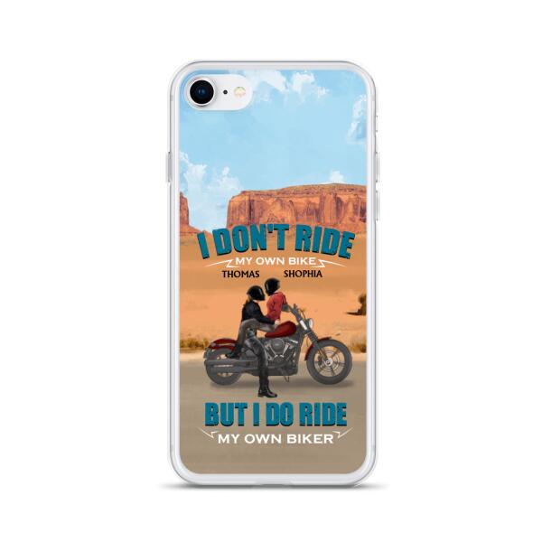 Custom Personalized Couple Riding Phone Case - Gifts For Riders - I Don't Ride My Own Bike But I Do Ride My Own Bike