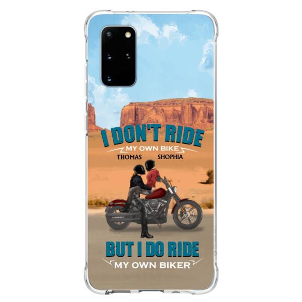 Custom Personalized Couple Riding Phone Case - Gifts For Riders - I Don't Ride My Own Bike But I Do Ride My Own Bike