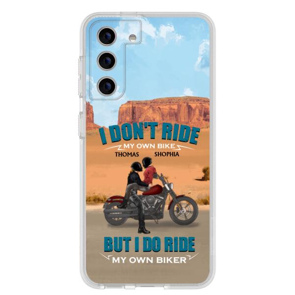 Custom Personalized Couple Riding Phone Case - Gifts For Riders - I Don't Ride My Own Bike But I Do Ride My Own Bike