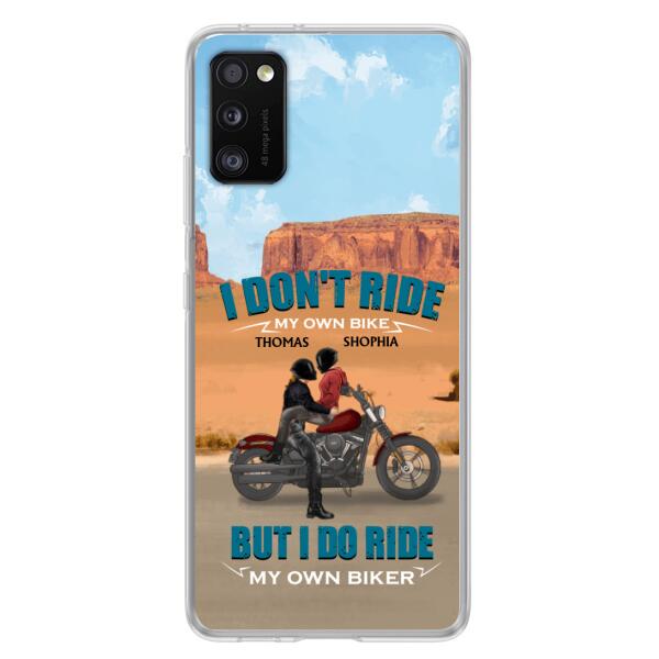 Custom Personalized Couple Riding Phone Case - Gifts For Riders - I Don't Ride My Own Bike But I Do Ride My Own Bike