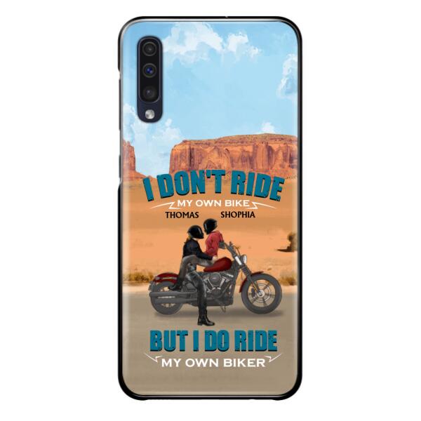 Custom Personalized Couple Riding Phone Case - Gifts For Riders - I Don't Ride My Own Bike But I Do Ride My Own Bike