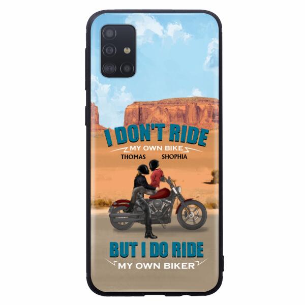 Custom Personalized Couple Riding Phone Case - Gifts For Riders - I Don't Ride My Own Bike But I Do Ride My Own Bike