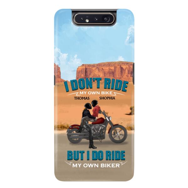 Custom Personalized Couple Riding Phone Case - Gifts For Riders - I Don't Ride My Own Bike But I Do Ride My Own Bike