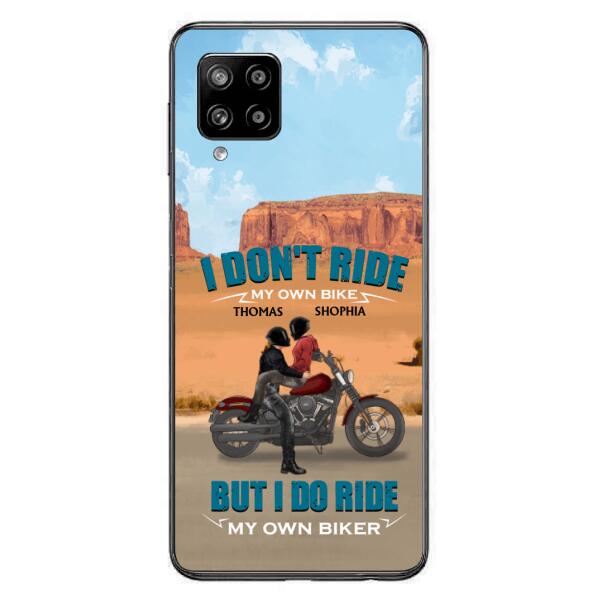 Custom Personalized Couple Riding Phone Case - Gifts For Riders - I Don't Ride My Own Bike But I Do Ride My Own Bike