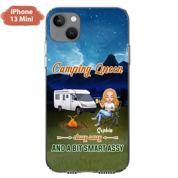 Custom Personalized Camping Queen Phone Case - Gift Idea For Camping Lover - Case For iPhone And Samsung