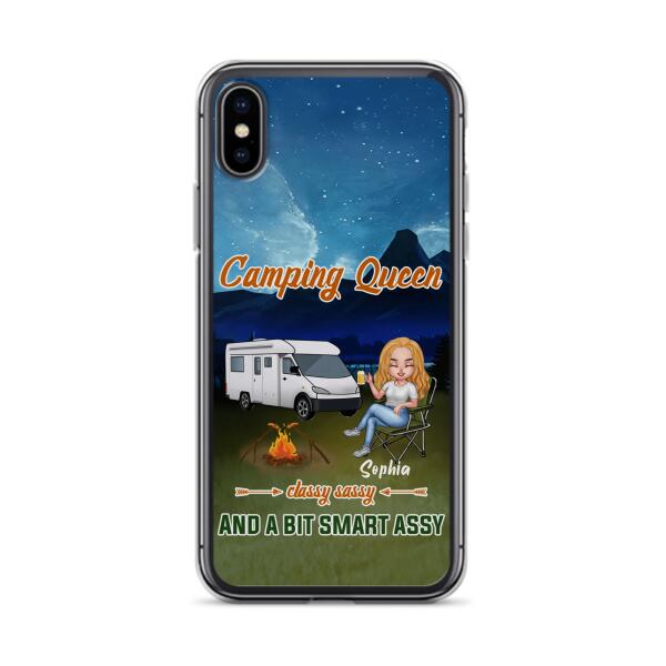 Custom Personalized Camping Queen Phone Case - Gift Idea For Camping Lover - Case For iPhone And Samsung