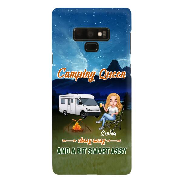 Custom Personalized Camping Queen Phone Case - Gift Idea For Camping Lover - Case For iPhone And Samsung