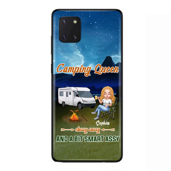 Custom Personalized Camping Queen Phone Case - Gift Idea For Camping Lover - Case For iPhone And Samsung