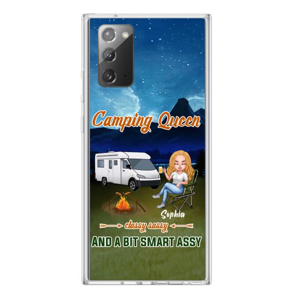 Custom Personalized Camping Queen Phone Case - Gift Idea For Camping Lover - Case For iPhone And Samsung