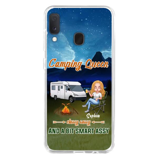 Custom Personalized Camping Queen Phone Case - Gift Idea For Camping Lover - Case For iPhone And Samsung