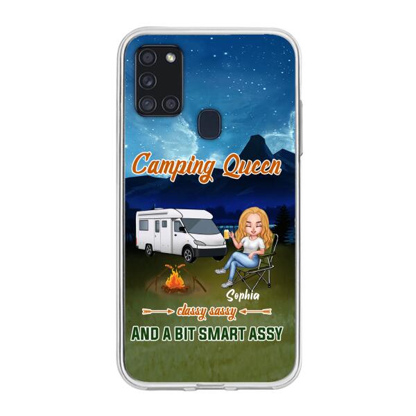 Custom Personalized Camping Queen Phone Case - Gift Idea For Camping Lover - Case For iPhone And Samsung