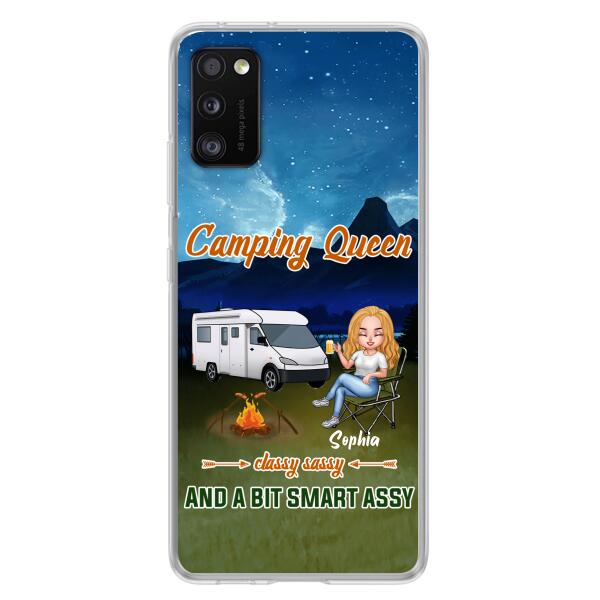 Custom Personalized Camping Queen Phone Case - Gift Idea For Camping Lover - Case For iPhone And Samsung