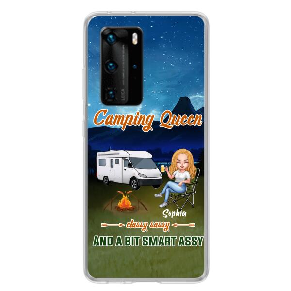 Custom Personalized Camping Queen Phone Case - Gift Idea For Camping Lover - Case For Xiaomi, Oppo And Huawei