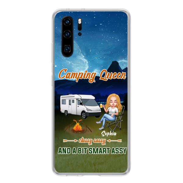 Custom Personalized Camping Queen Phone Case - Gift Idea For Camping Lover - Case For Xiaomi, Oppo And Huawei