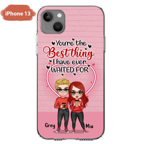 Custom Personalized Couple Phone Case - Valentine's Day Gift Idea For Couple - I love My Wife Awesome Wife - Case For iPhone And Samsung