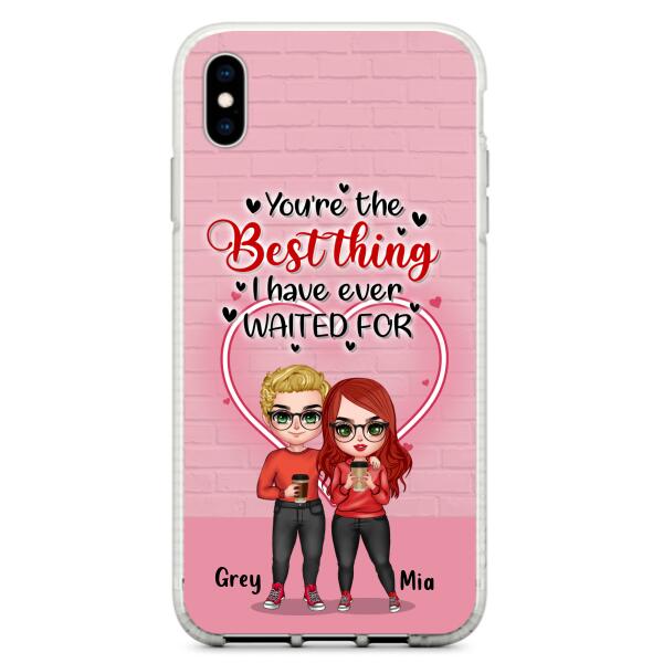 Custom Personalized Couple Phone Case - Valentine's Day Gift Idea For Couple - I love My Wife Awesome Wife - Case For iPhone And Samsung