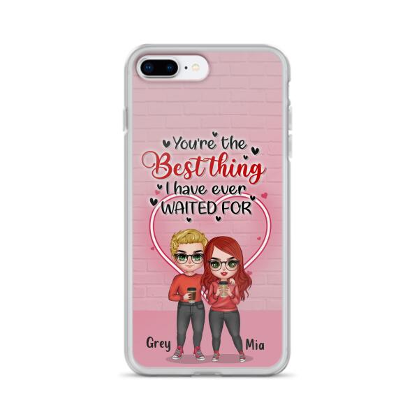 Custom Personalized Couple Phone Case - Valentine's Day Gift Idea For Couple - I love My Wife Awesome Wife - Case For iPhone And Samsung