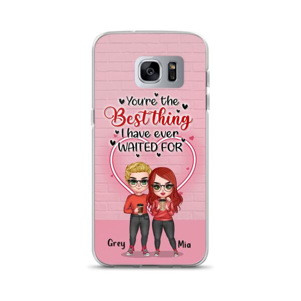 Custom Personalized Couple Phone Case - Valentine's Day Gift Idea For Couple - I love My Wife Awesome Wife - Case For iPhone And Samsung