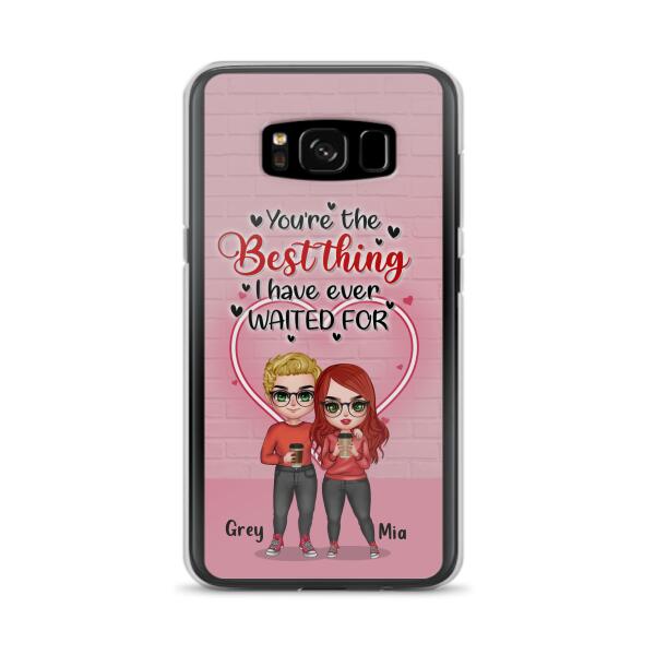 Custom Personalized Couple Phone Case - Valentine's Day Gift Idea For Couple - I love My Wife Awesome Wife - Case For iPhone And Samsung