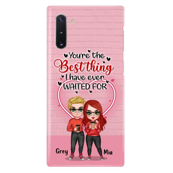 Custom Personalized Couple Phone Case - Valentine's Day Gift Idea For Couple - I love My Wife Awesome Wife - Case For iPhone And Samsung