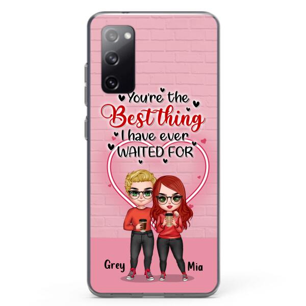 Custom Personalized Couple Phone Case - Valentine's Day Gift Idea For Couple - I love My Wife Awesome Wife - Case For iPhone And Samsung