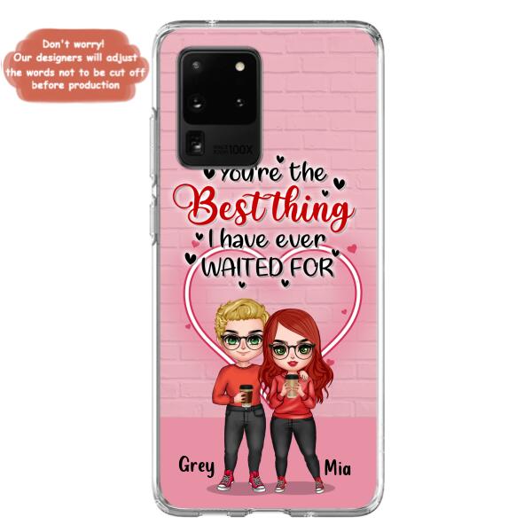 Custom Personalized Couple Phone Case - Valentine's Day Gift Idea For Couple - I love My Wife Awesome Wife - Case For iPhone And Samsung