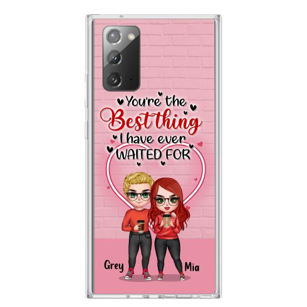 Custom Personalized Couple Phone Case - Valentine's Day Gift Idea For Couple - I love My Wife Awesome Wife - Case For iPhone And Samsung