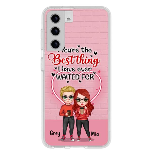 Custom Personalized Couple Phone Case - Valentine's Day Gift Idea For Couple - I love My Wife Awesome Wife - Case For iPhone And Samsung