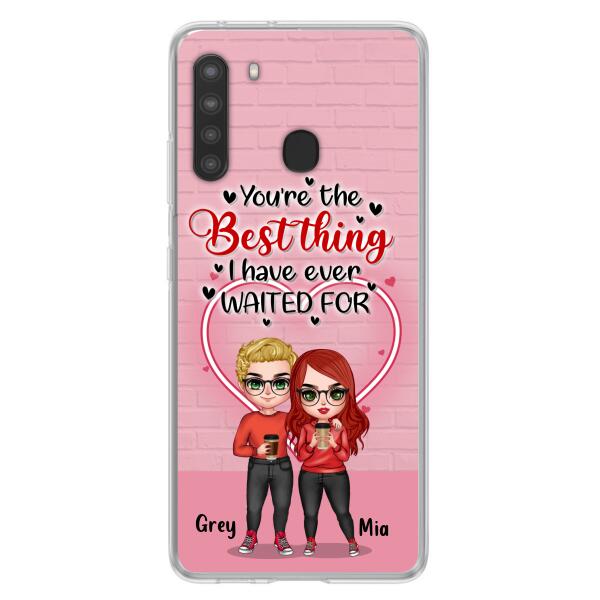 Custom Personalized Couple Phone Case - Valentine's Day Gift Idea For Couple - I love My Wife Awesome Wife - Case For iPhone And Samsung