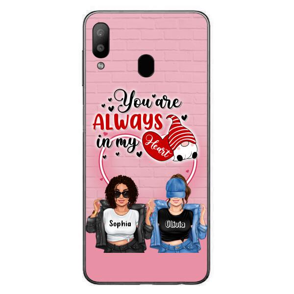 Custom Personalized Friends Phone Case - Best Gift For Friends - You're Always In My Heart - Case For iPhone/Samsung