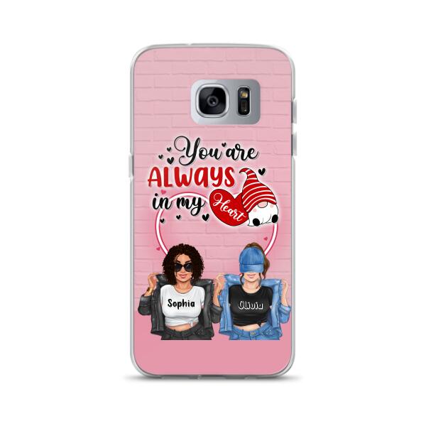 Custom Personalized Friends Phone Case - Best Gift For Friends - You're Always In My Heart - Case For iPhone/Samsung