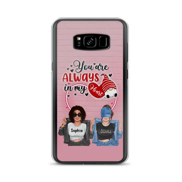 Custom Personalized Friends Phone Case - Best Gift For Friends - You're Always In My Heart - Case For iPhone/Samsung