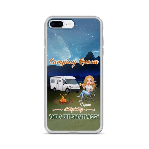 Custom Personalized Camping Queen Phone Case - Gift Idea For Camping Lover - Case For iPhone And Samsung