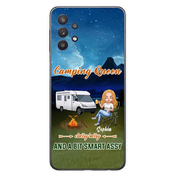 Custom Personalized Camping Queen Phone Case - Gift Idea For Camping Lover - Case For iPhone And Samsung