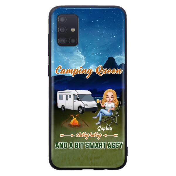 Custom Personalized Camping Queen Phone Case - Gift Idea For Camping Lover - Case For iPhone And Samsung