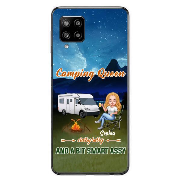 Custom Personalized Camping Queen Phone Case - Gift Idea For Camping Lover - Case For iPhone And Samsung