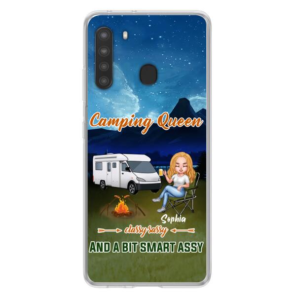 Custom Personalized Camping Queen Phone Case - Gift Idea For Camping Lover - Case For iPhone And Samsung