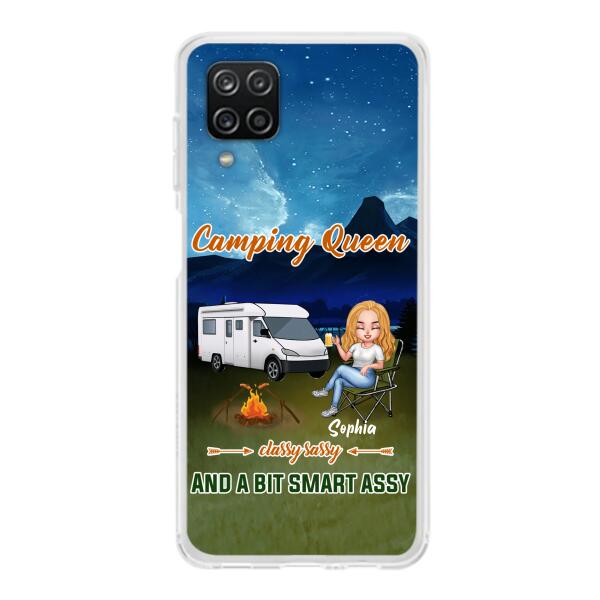 Custom Personalized Camping Queen Phone Case - Gift Idea For Camping Lover - Case For iPhone And Samsung