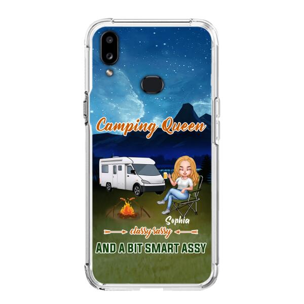 Custom Personalized Camping Queen Phone Case - Gift Idea For Camping Lover - Case For iPhone And Samsung